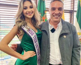 Gobernador impuso banda a quindiana en el Miss Teen Universe Colombia