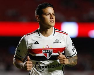 Con dos asistencias de James Rodríguez, Sao Paulo goleó 3-0 a Gremio