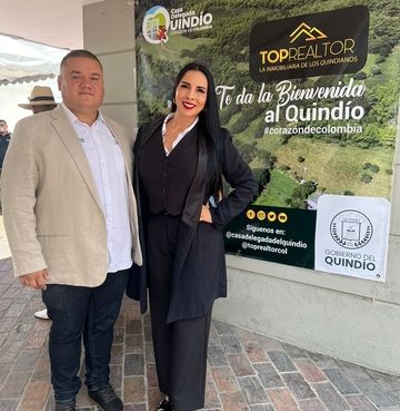 TopRealtor y Casa Delegada del Quindío han unido fuerzas para fomentar el desarrollo inmobiliario y establecer conexiones con los quindianos que residen en el exterior.