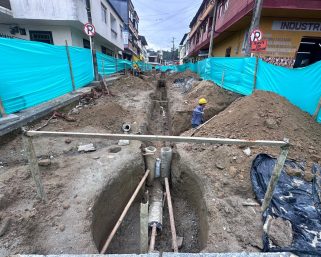 Avanza en un 26 % la obra de modernización del alcantarillado en Calarcá