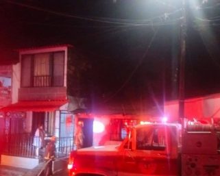 Incendio en vivienda del barrio Buenos Aires de Quimbaya dejó pérdidas materiales