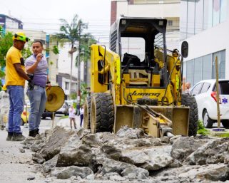 En marcha las obras de rehabilitación de la malla vial en Armenia
