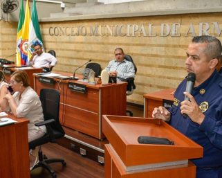 ¿Cuál es el estado actual del Cuerpo Oficial de Bomberos de Armenia?