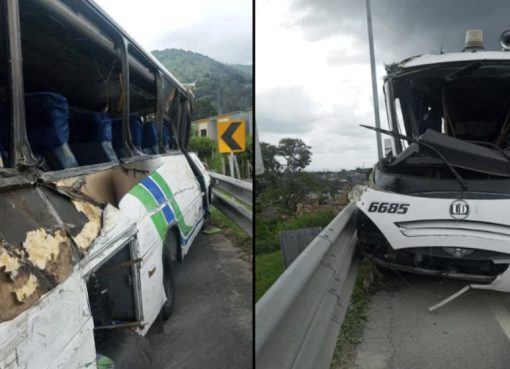 Informe preliminar revela que bus accidentado en el puente Helicoidal no era el contratado por la Universidad Alexander Von Humboldt