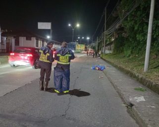 Peatón murió luego de ser arrollado por motociclista en el sector de La Estación de Armenia