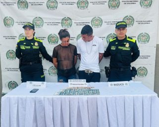 Capturados en Circasia alias ‘Negro Pollo’ y ‘Valentina’ por el delito de tráfico de estupefacientes