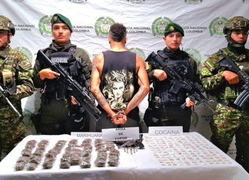 Capturado en Montenegro alias ‘el Taita’ con un arma de fuego y estupefacientes