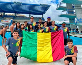 Quindío brilló en el Nacional Interligas de Natación: una medalla de oro, cuatro de bronce y récord departamental