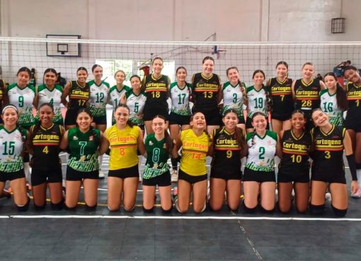 Selección Quindío de voleibol femenino roza el podio con un histórico cuarto lugar en Cartagena