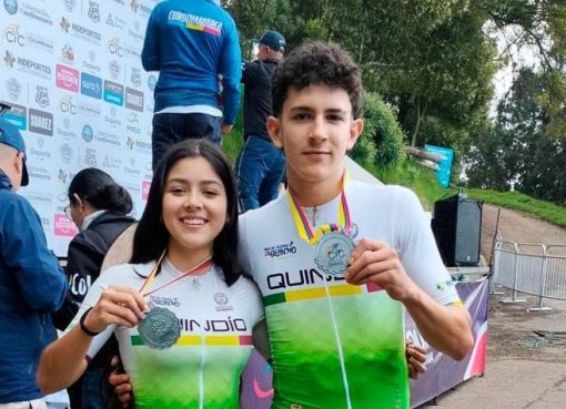 Destacada actuación del Quindío en Campeonato Nacional de MTB: dos platas y un bronce