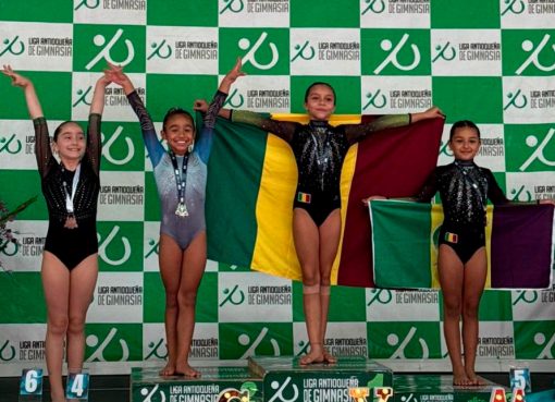 Gimnastas quindianas brillan con oro y plata en la International Gymnastics Cup