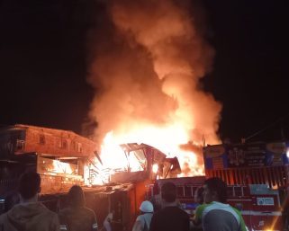 Incendio estructural se registró en el corregimiento de Barcelona: no hubo heridos