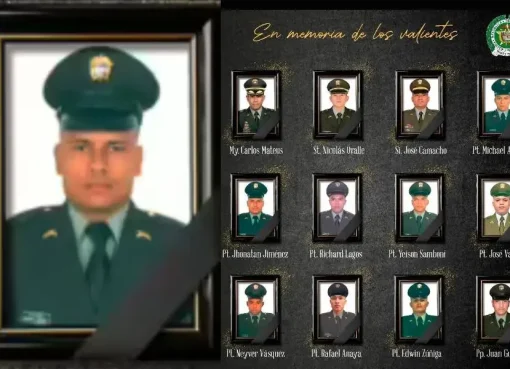 Quindío de luto por muerte de patrullero tras ataque a helicóptero en Amalfi, Antioquia