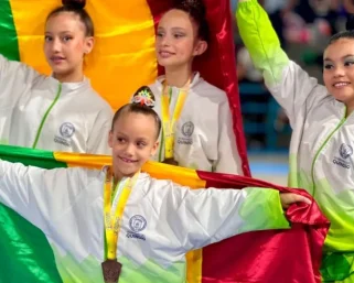 Quindío se destacó en casa en gimnasia rítmica: ochos medallas en campeonato nacional