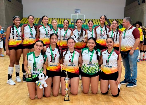 Quindío, subcampeón nacional de voleibol femenino sub-19