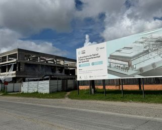 Frenadas se encuentran las obras del laboratorio de salud pública del Quindío