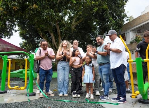 Entregaron parque renovado en la vereda El Laurel de Quimbaya