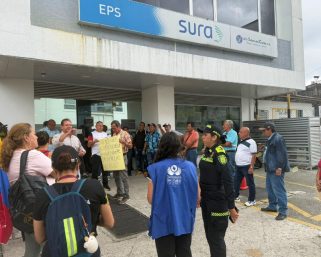 ¿A qué se llegó tras la protesta de pacientes de la EPS Sura en Armenia?