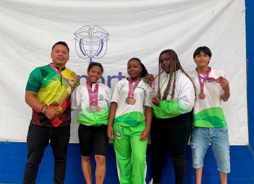 Talento quindiano en los Juegos Intercolegiados 2025: pesas y atletismo aportan 12 medallas al departamento