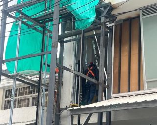 Denuncian posible obra sin licencia y ocupación del espacio público en el sector norte de Armenia