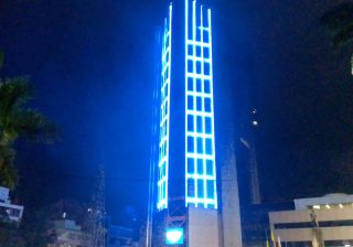 Inauguran proyecto de iluminación del edificio de la Gobernación del Quindío: la inversión fue de 5.700 millones