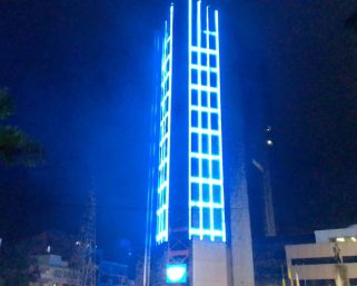 Inauguran proyecto de iluminación del edificio de la Gobernación del Quindío: la inversión fue de 5.700 millones