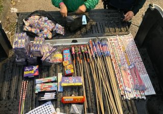 Autoridades incautan cargamento pirotécnico en el barrio Las Colinas