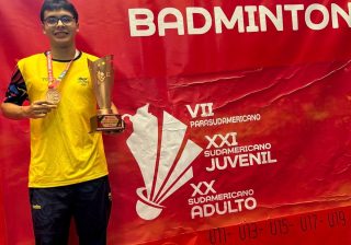 El Quindío brilla en el podio continental: Nicolás Morales, clave en el bronce de Colombia en el Suramericano de Bádminton