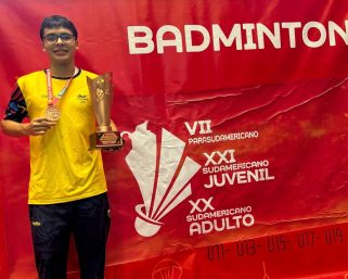 El Quindío brilla en el podio continental: Nicolás Morales, clave en el bronce de Colombia en el Suramericano de Bádminton