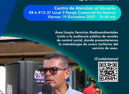 Audiencia pública vocales de control social de Quimbaya