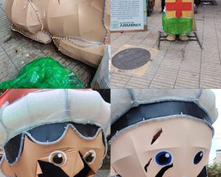 Continúa el vandalismo y robo de cableado en el alumbrado navideño de Armenia