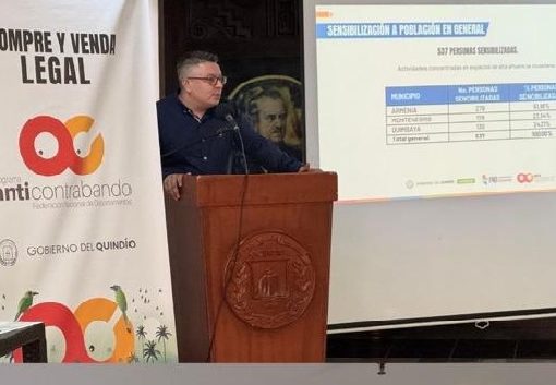 Quindío cierra el último trimestre con más de 2.600 operativos contra el contrabando