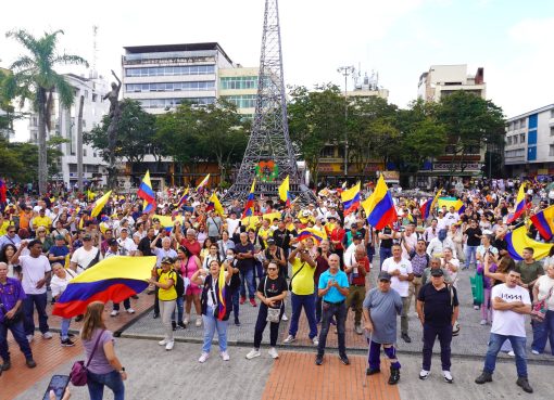 Armenia se sumó a la jornada nacional en defensa de la soberanía y respaldo al Gobierno