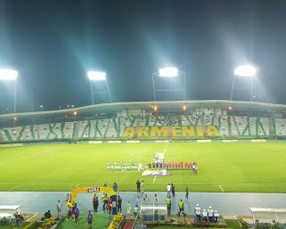 Deportes Quindío celebra 75 años de historia con una marcha por parte de su hinchada