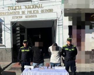 Operativo en zona rural de Quimbaya termina con dos capturados y la incautación de armas de fuego