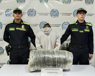 Hombre con casa por cárcel fue capturado en la Terminal de Armenia transportando 12 kilos de marihuana