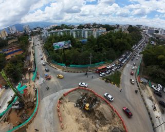 Atención: Desde este viernes habrá cambios de sentido y cierres temporales en el intercambiador vial de bomberos
