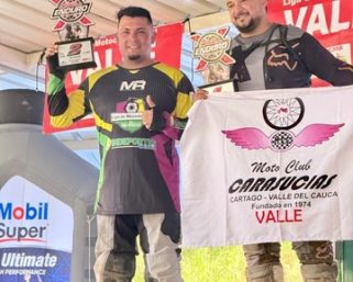 Brillante debut en el Campeonato Nacional de Motociclismo para el Quindío con oro y plata