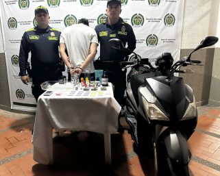 Cae joven de 24 años con drogas sintéticas en La Tebaida mientras se movilizaba en su motocicleta