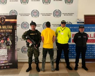 A la cárcel presunto homicida capturado en zona rural de Montenegro