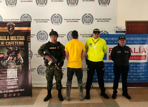 A la cárcel presunto homicida capturado en zona rural de Montenegro