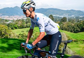 el quindiano diego pescador brilla en la vuelta a asturias, 3ro en la etapa y 4to en la general
