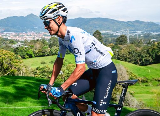 el quindiano diego pescador brilla en la vuelta a asturias, 3ro en la etapa y 4to en la general