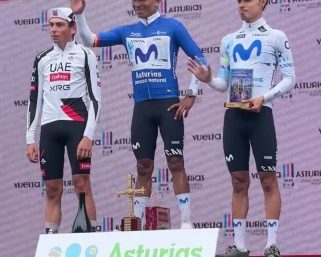 De Quimbaya a lo más alto del ciclismo mundial: Diego Pescador logró tercer puesto en la Vuelta Asturias